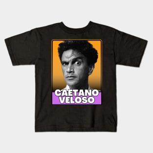 Caetano veloso (70s retro style) Kids T-Shirt
